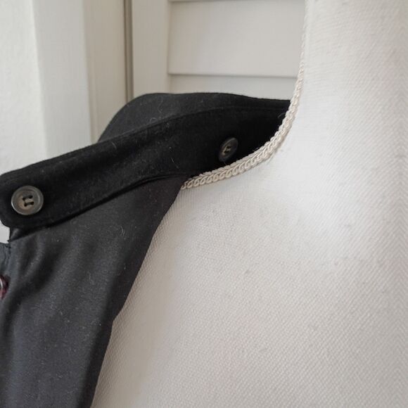 Lauren Ralph Lauren Men's Black Removable lining & Collar Belted Trench 40S - Picture 5 of 12